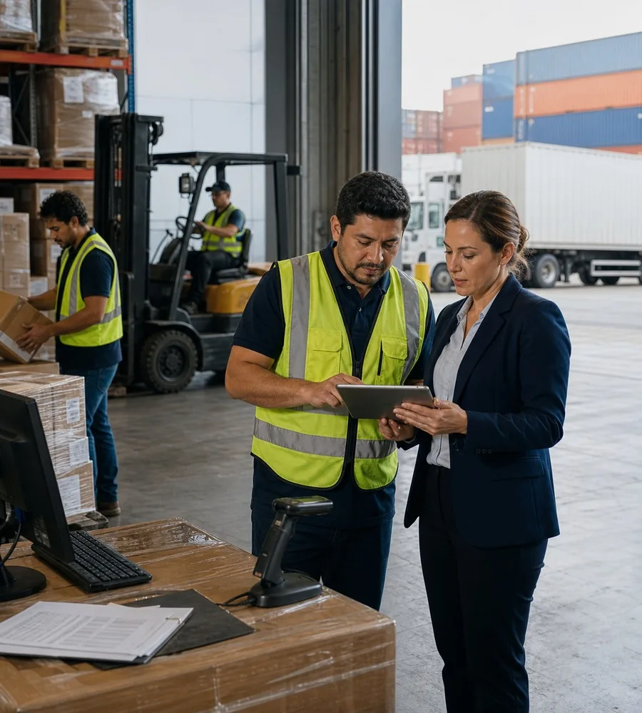 Import, export, and logistics operations review